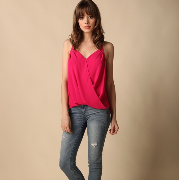 Naked Zebra Tops - LAST ONE ! Spring Overlap Tank Top